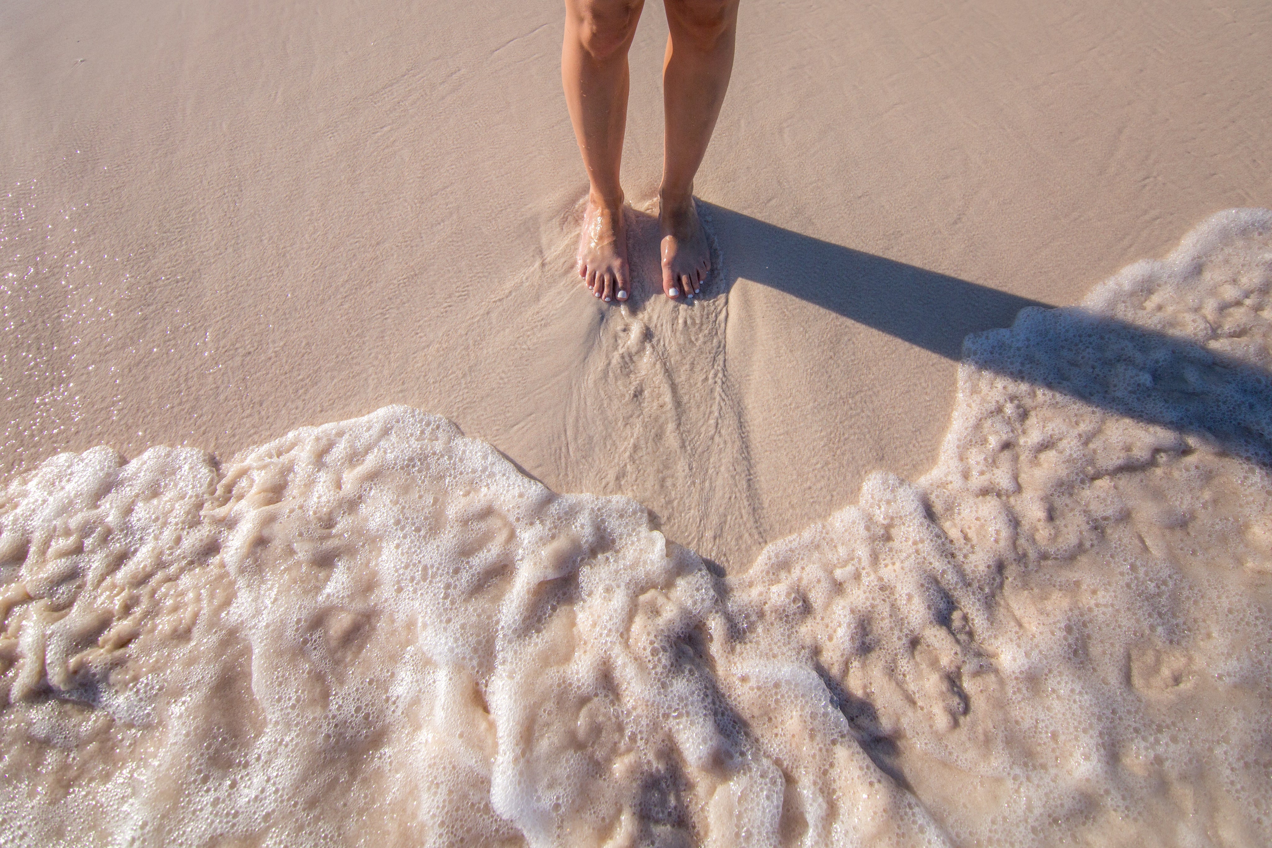 Beach Art w Sand and Seashells - PRINTS