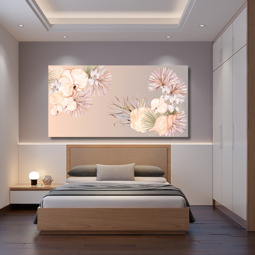 Seashells and Orchids Extra Long