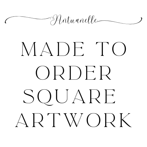 MADE TO ORDER SQUARE OCEAN Coastal Painting