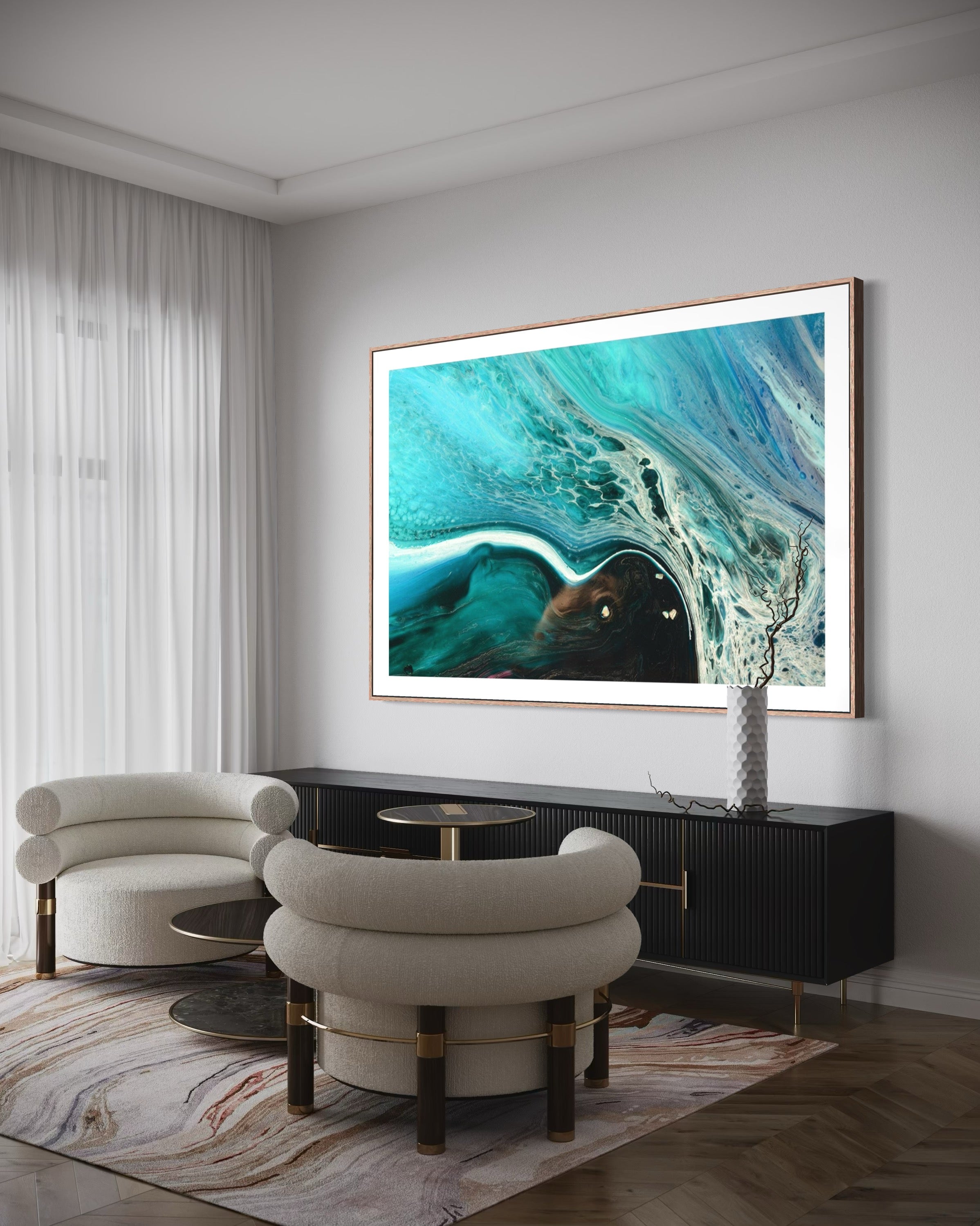 Ocean Dreams: Rise Above Abstract 2. Limited Edition Art Print