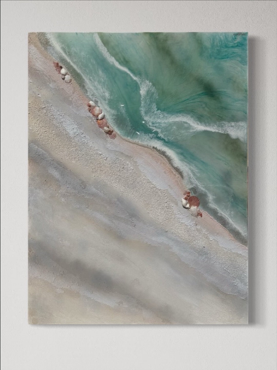 Honu Journey Set 1&2 Sand, Rose Quartz, Pearl, Shells 185x125cm (125x95cm each)