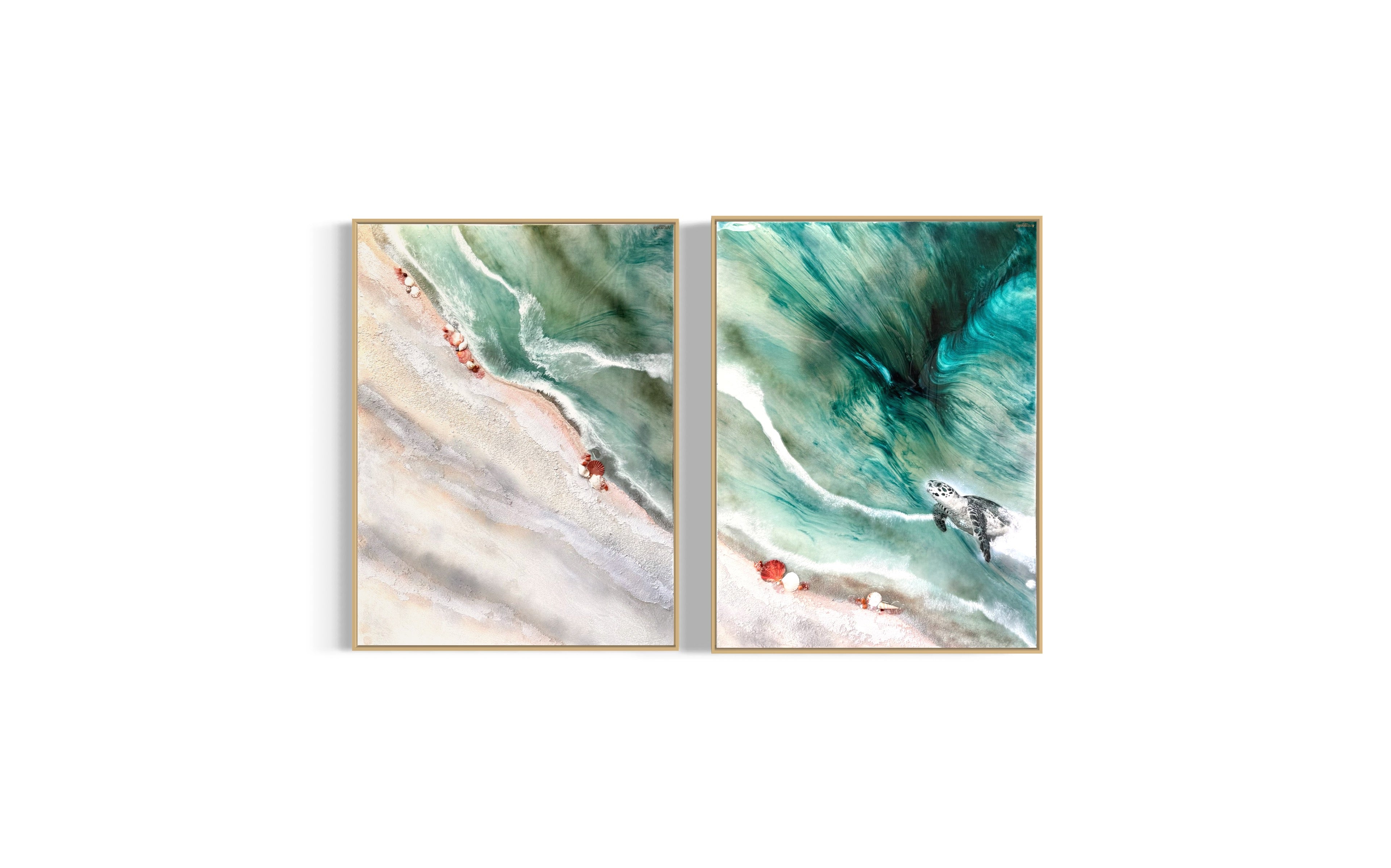 Honu Journey 2 48x35” Home is where your heart is