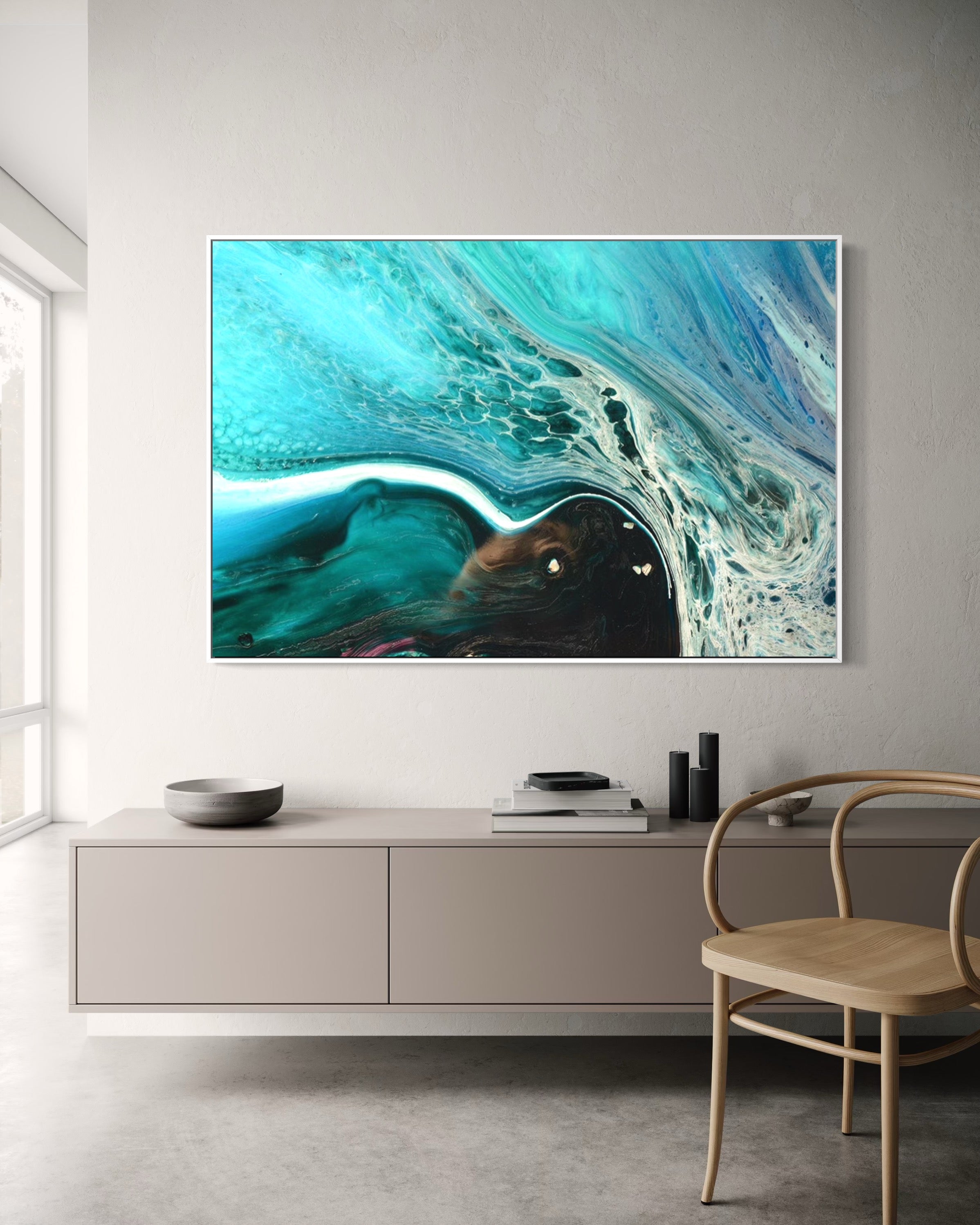 Ocean Dreams: Rise Above Abstract 2. Limited Edition Art Print