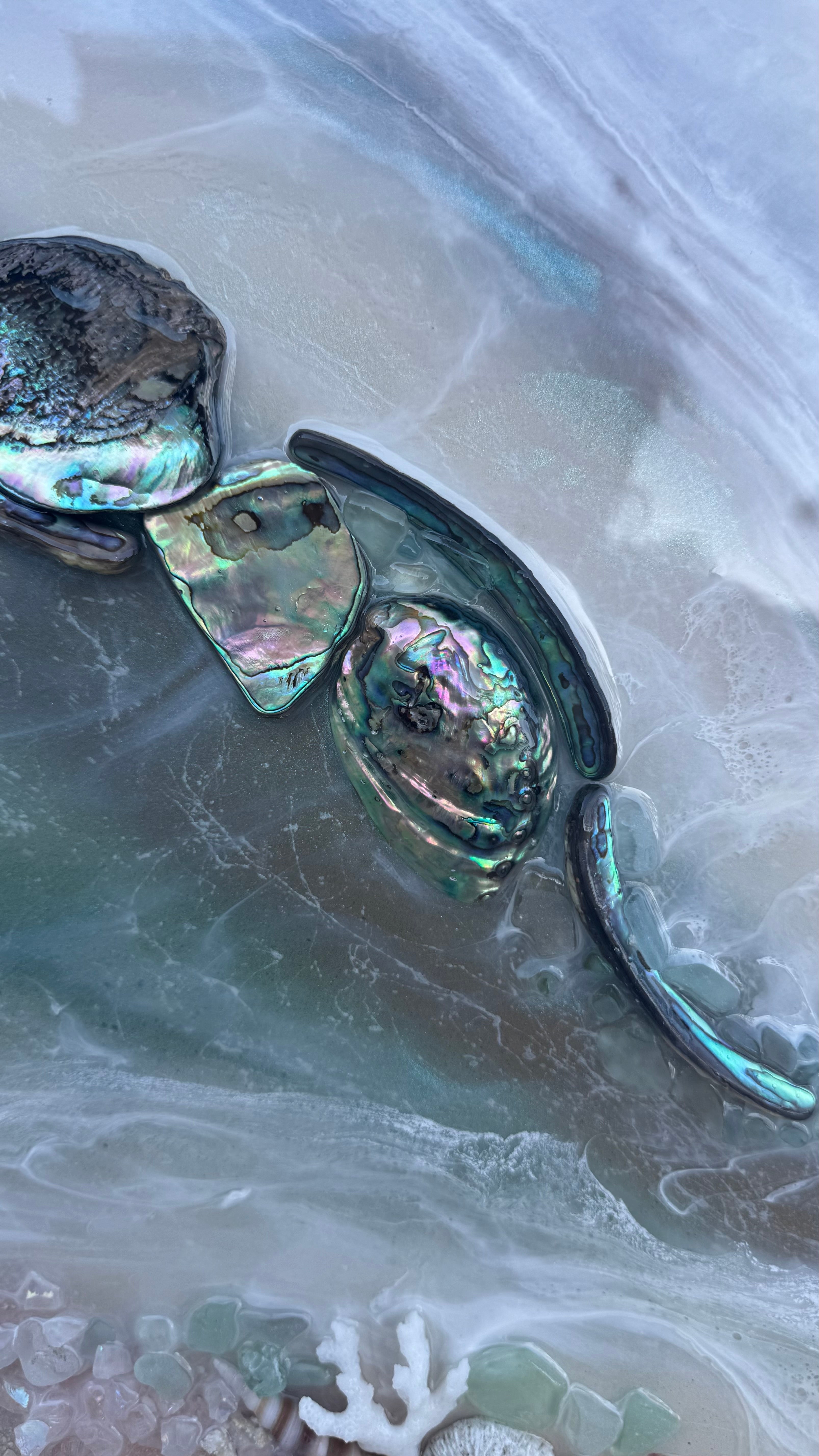 Sea Turtle 2.0. Honu Journey Seascape Artwork.