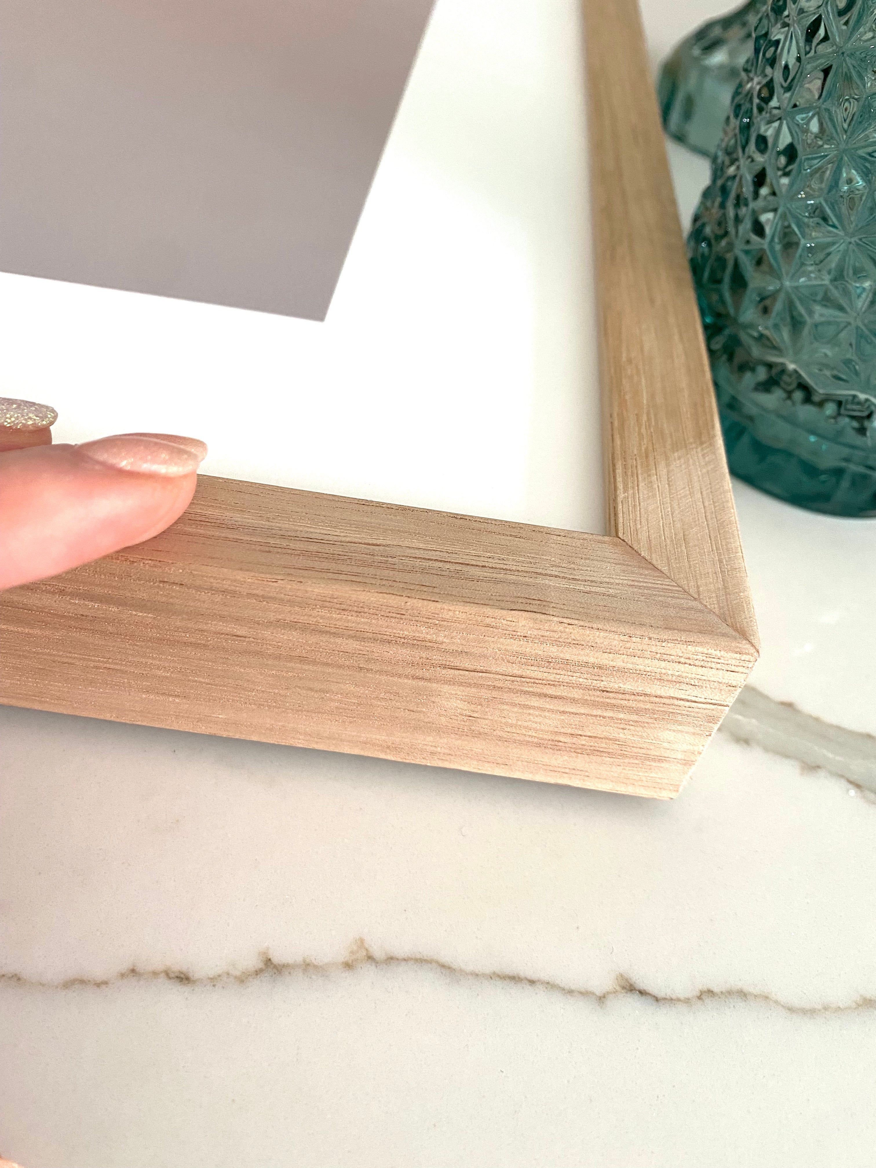 Angelic Boho Orchid. Limited Edition Print 100x120cm Framed in Oak