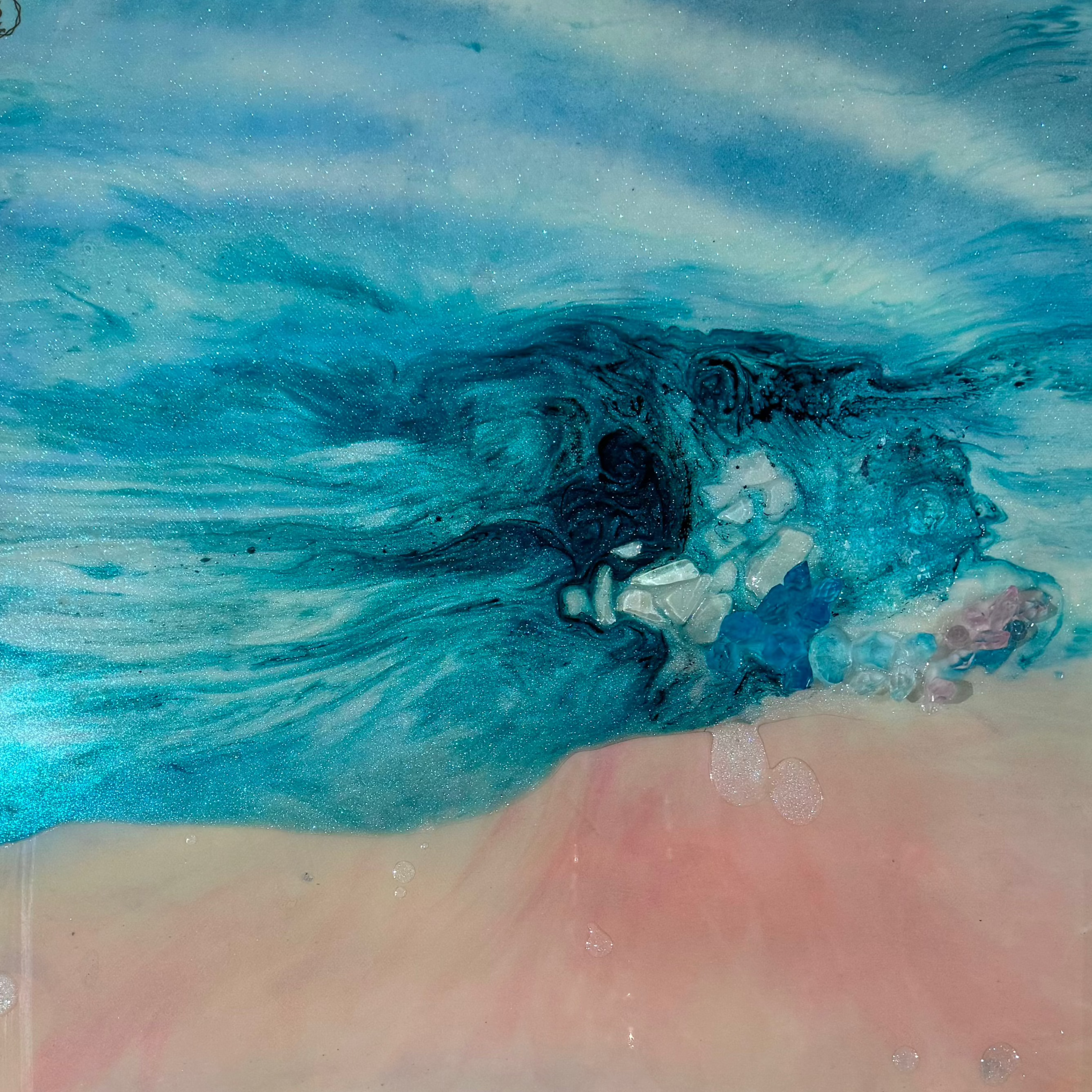 Laguna Beach vibes 2 55x55cm FRAMED