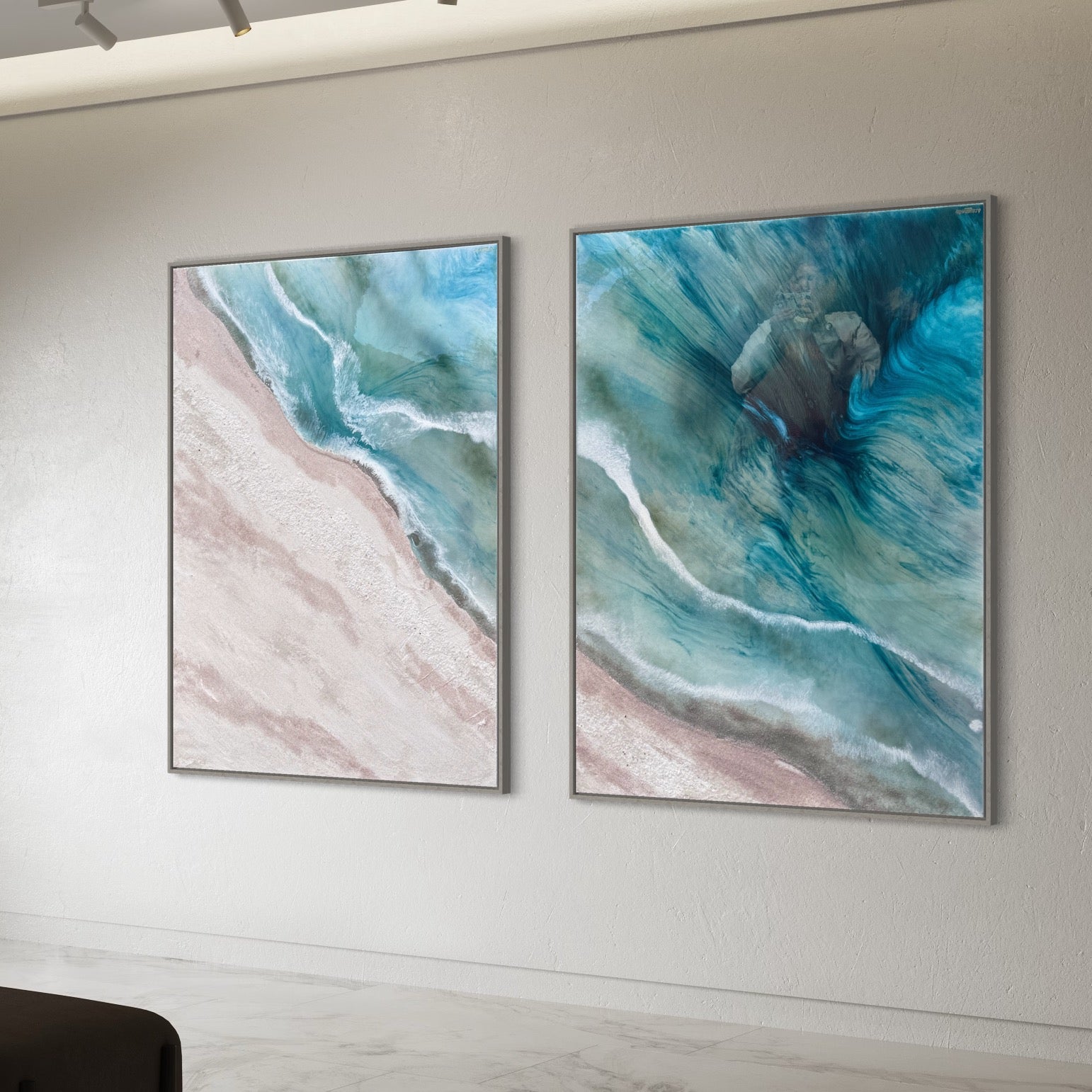 MADE TO ORDER Rectangular Coastal Painting