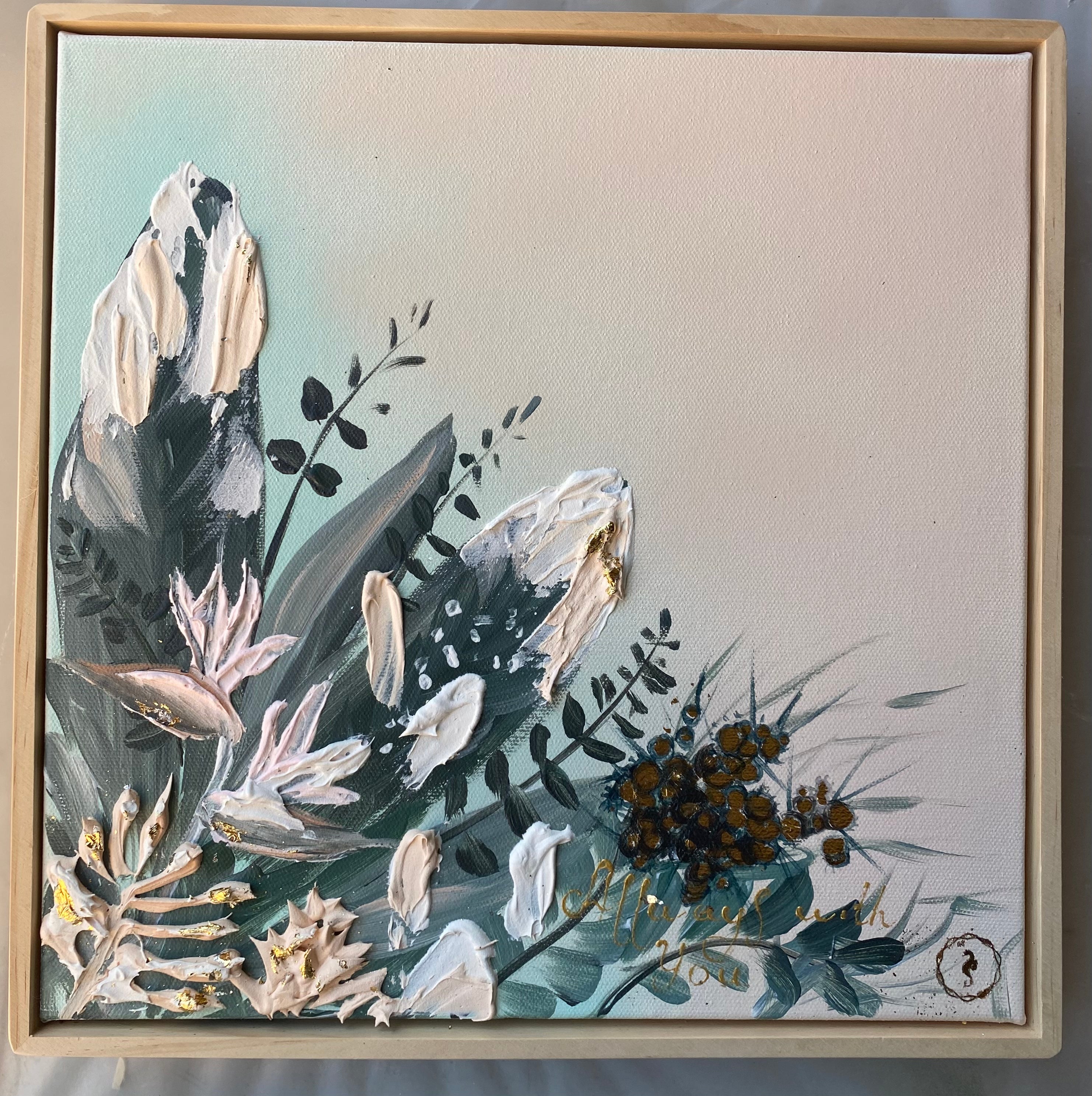 Golden Wattle 1 Mini Artwork - Gift