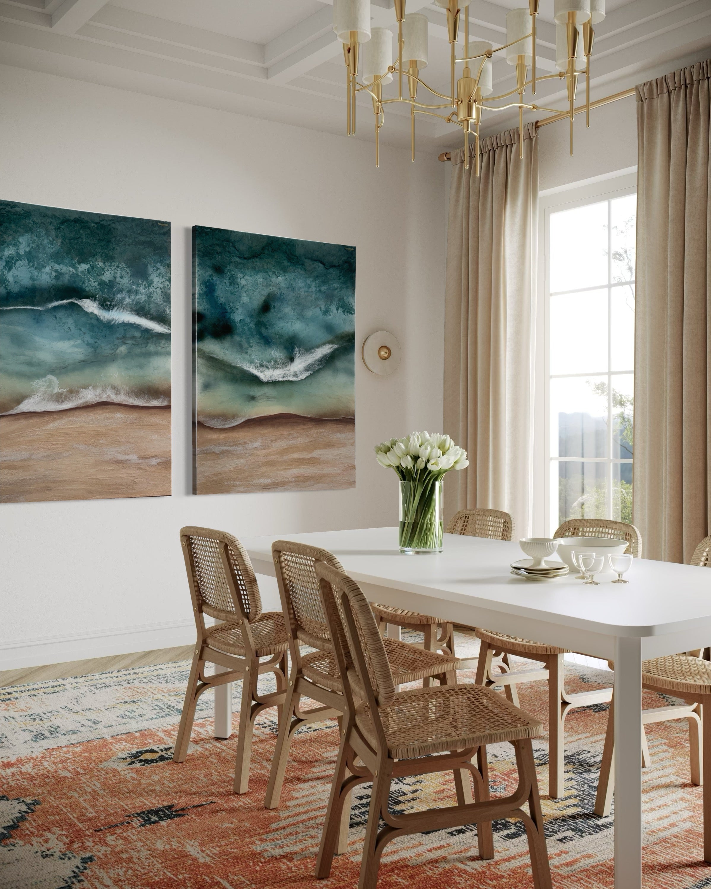 Whitsundays Set 1&2 180x120cm (120x90cm each) FRAMED