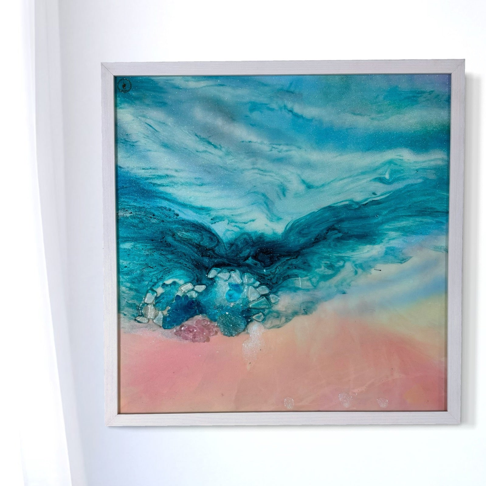 Laguna Beach Vibes 1 55x55cm FRAMED