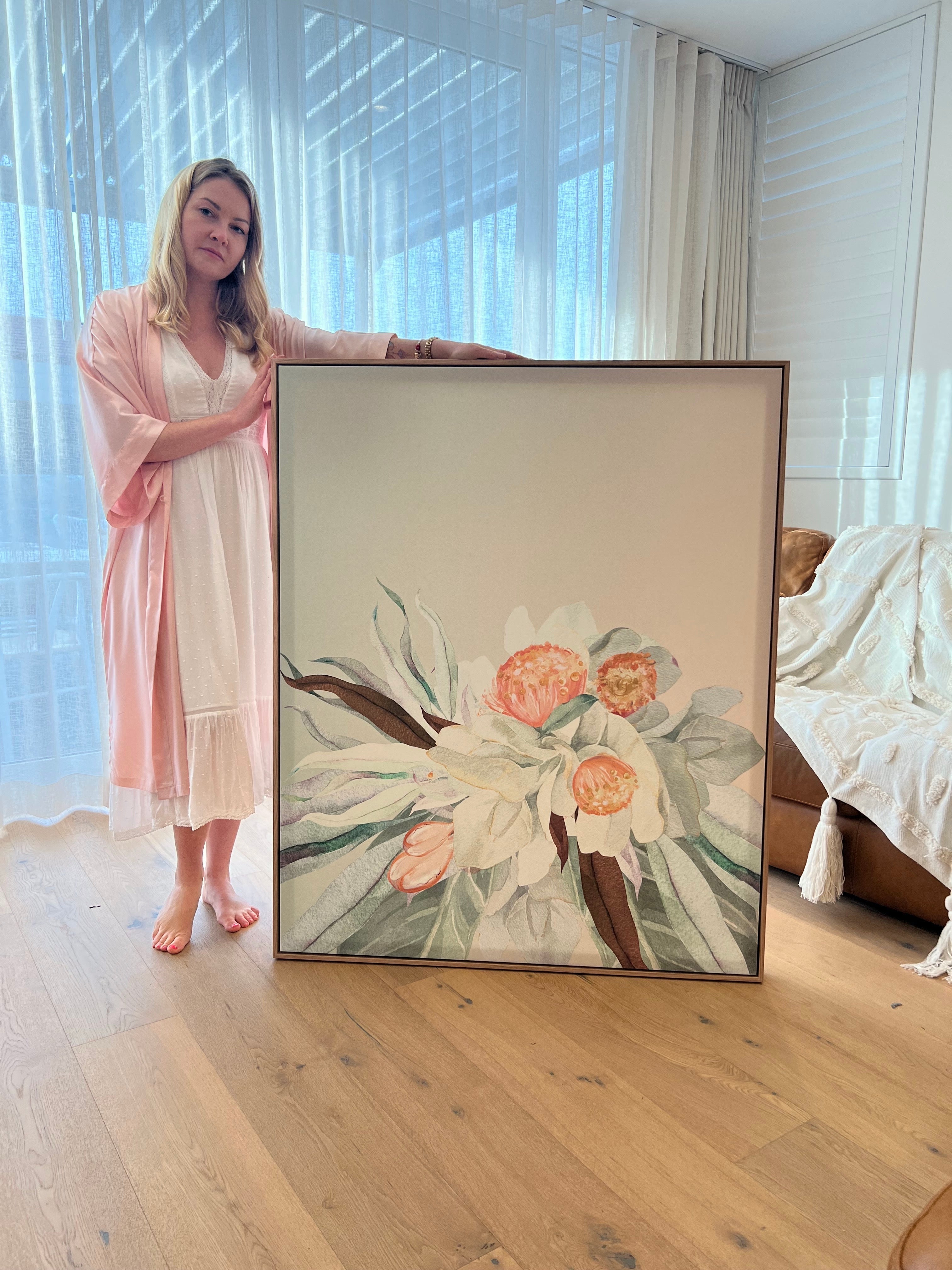Enchantment Gumtree . Boho Floral Original Artwork