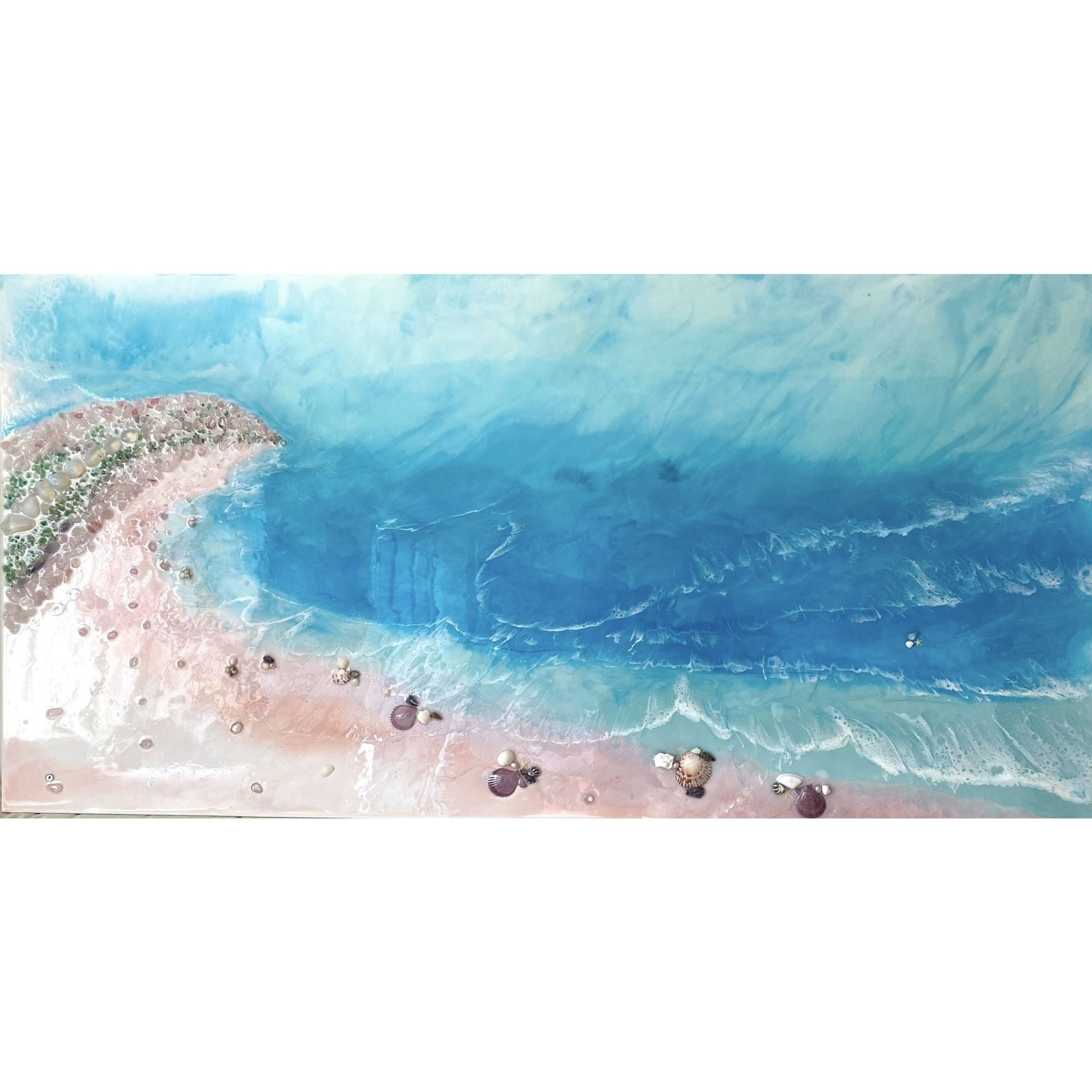 BOUNTY DREAM sky blue with roze quartz crystals