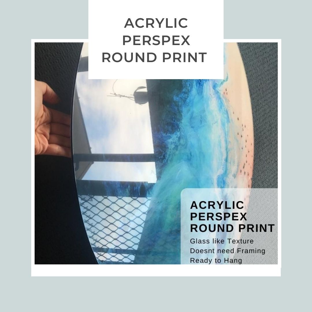 Bounty Turtle. Limited Edition Round ACRYLIC PLEXIGLASS ROUND