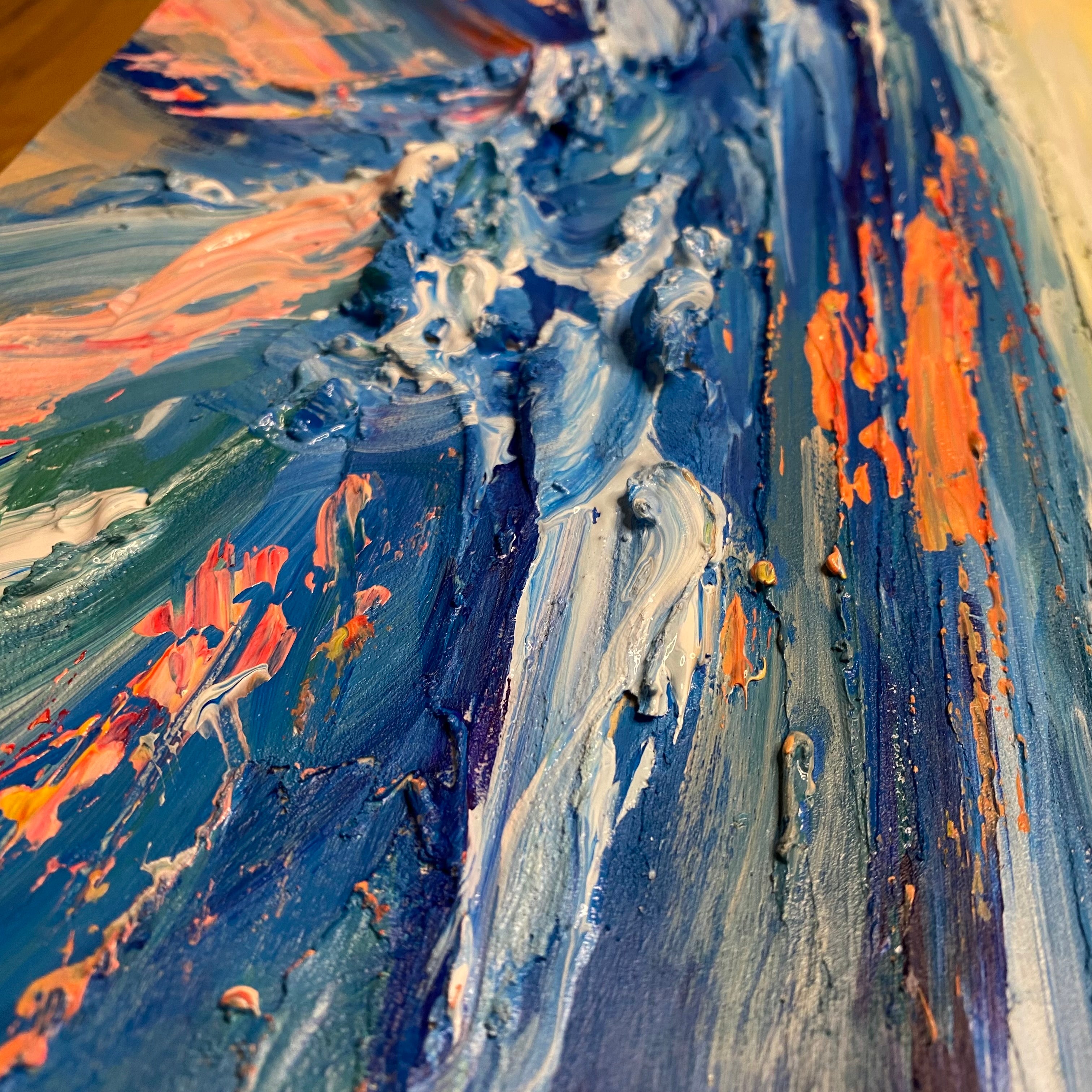 Another Life Byron Bay Impasto Original Artwork 1