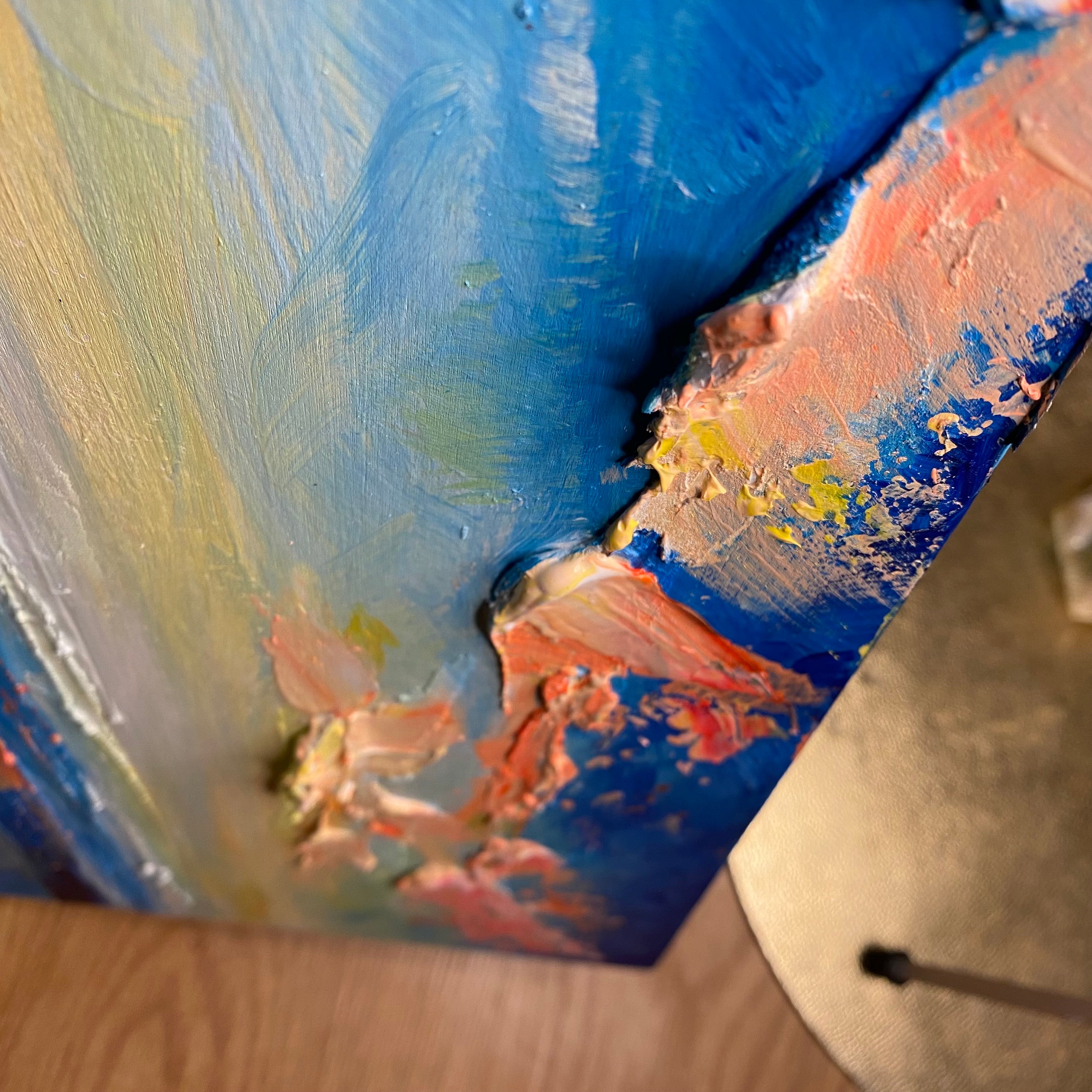 Another Life Byron Bay Impasto Original Artwork 1