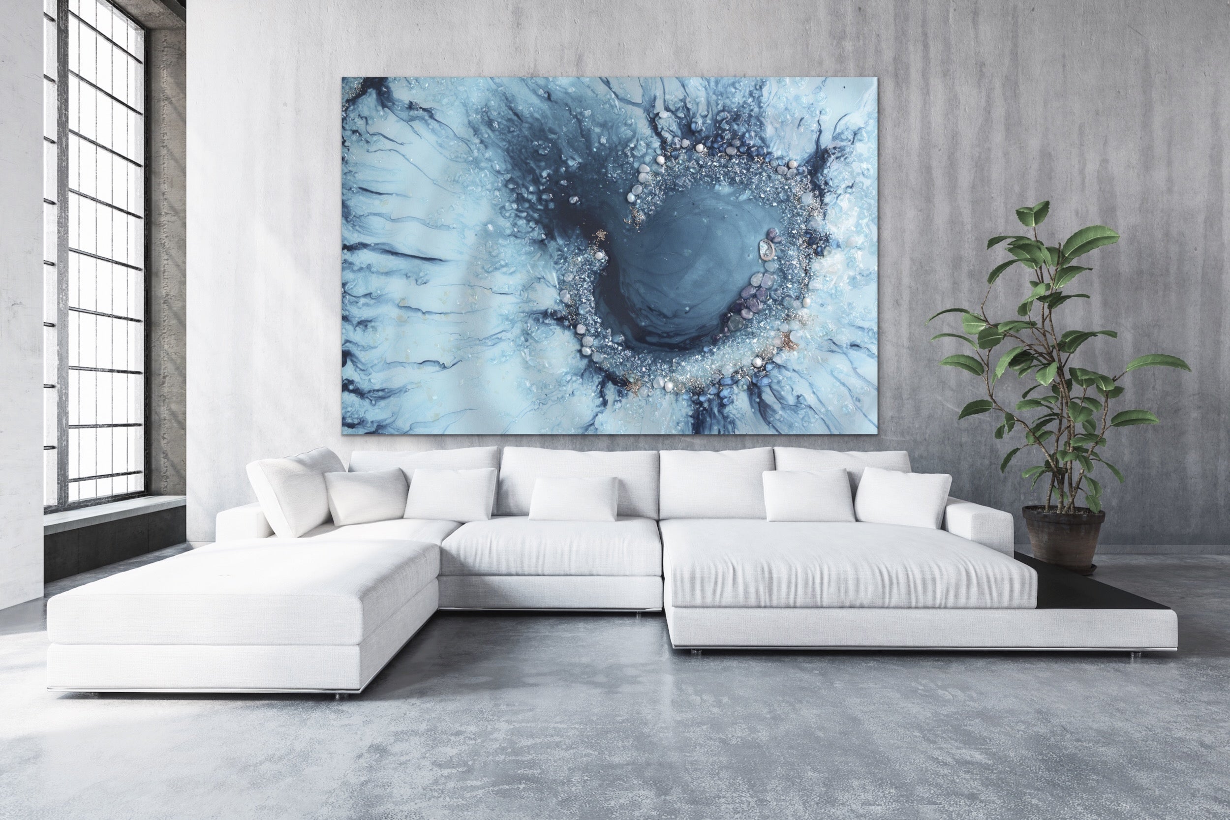 Contemporary art. Grey Reef. Beyond Grey. Art Print. Antuanelle 5 Neutral Reef Artwork.Limited Edition Print