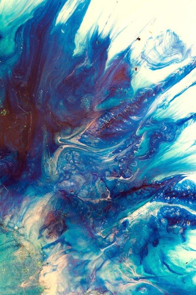 Abstract Ocean. Dreaming Bronte. Navy Art Print. Antuanelle 4 Bronte - Set of 2 Prints Limited Edition