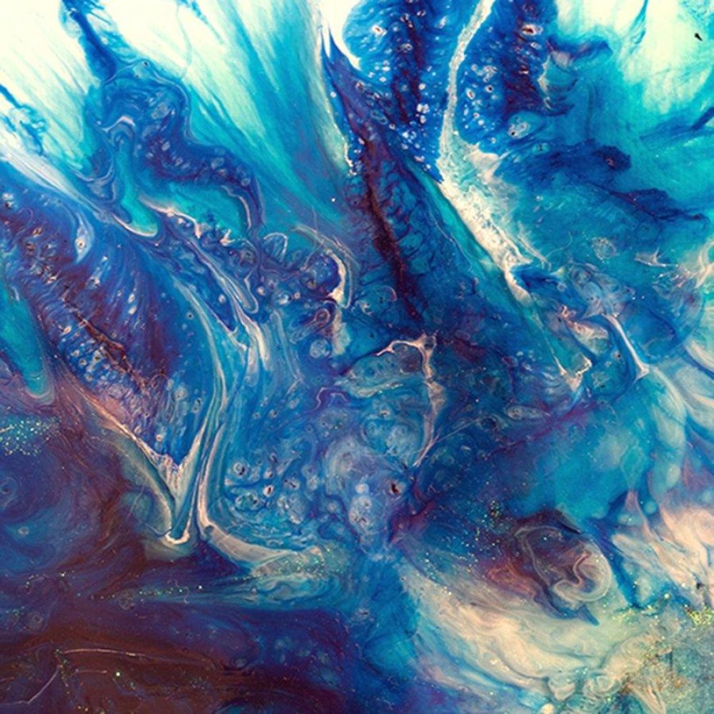 Abstract Ocean. Dreaming Bronte. Navy Art Print. Antuanelle 5 Bronte - Set of 2 Prints Limited Edition