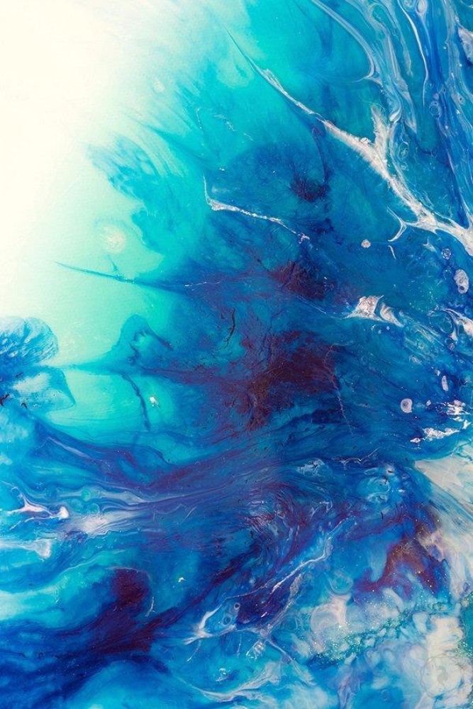 Abstract Ocean. Dreaming Bronte. Navy Art Print. Antuanelle 3 Bronte - Set of 2 Prints Limited Edition