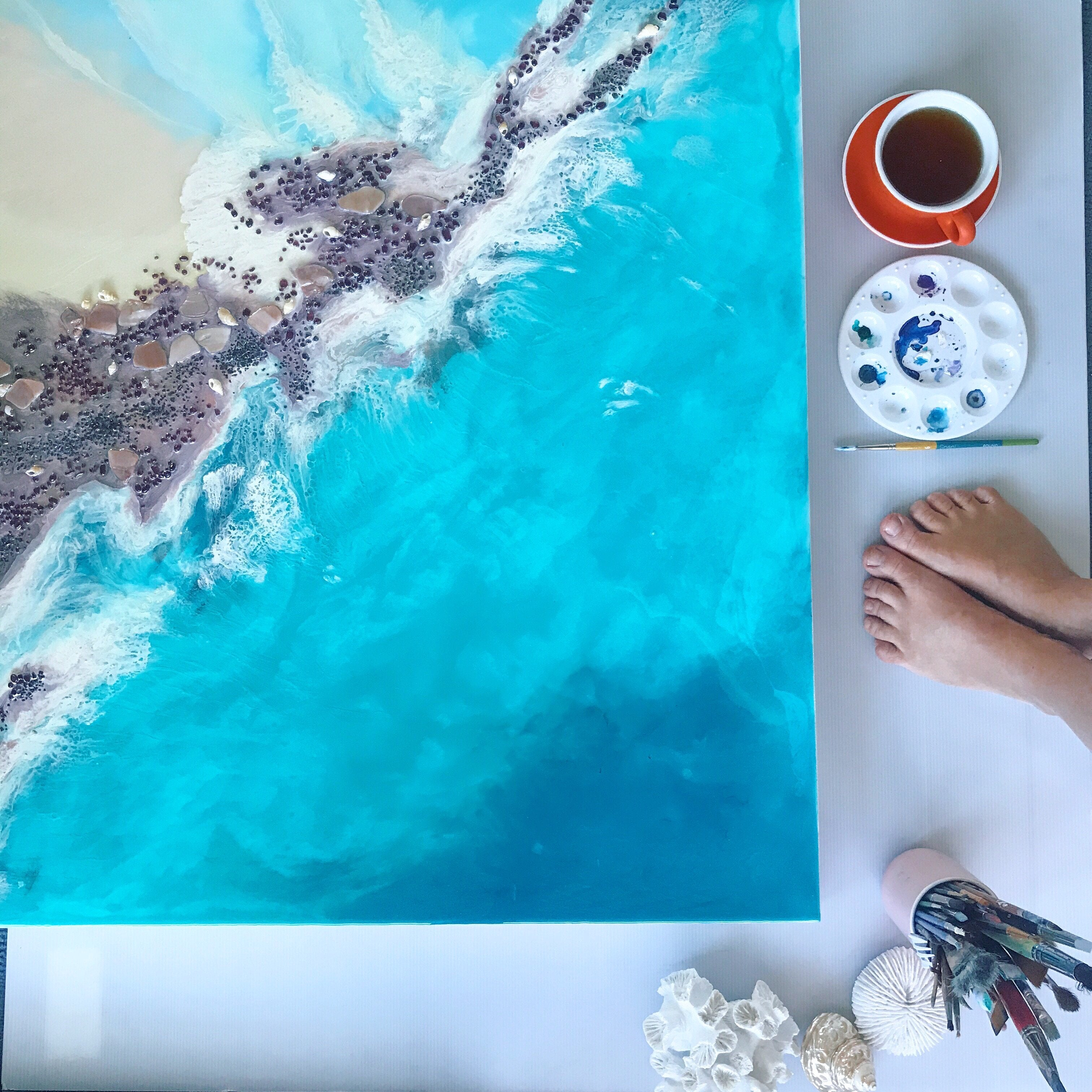 Byron Bay. Garnet. Limited Edition Print
