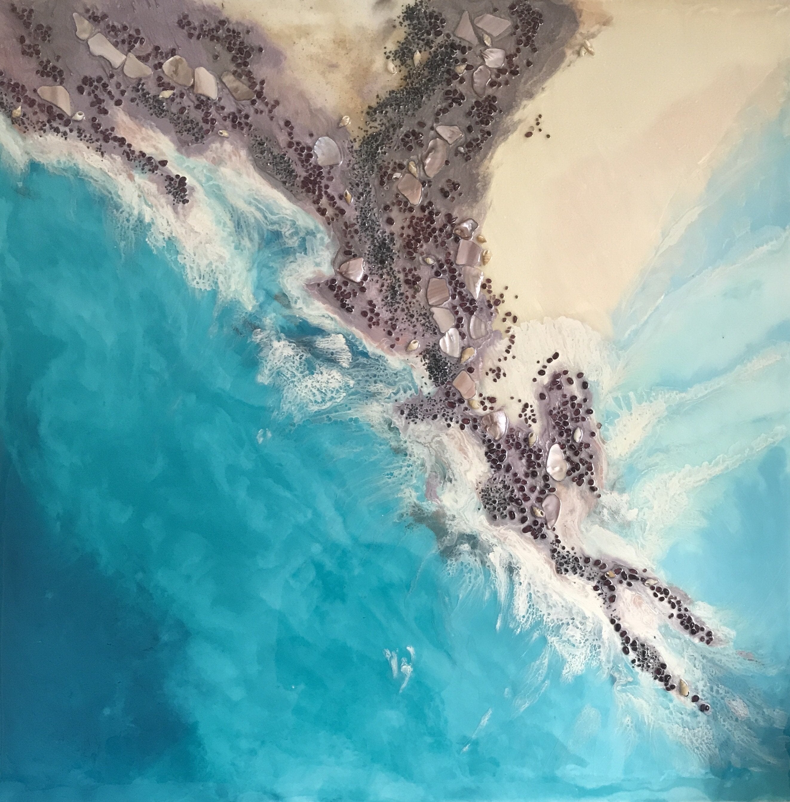 Byron Bay. Australian Coast. Limited edition Print. Square