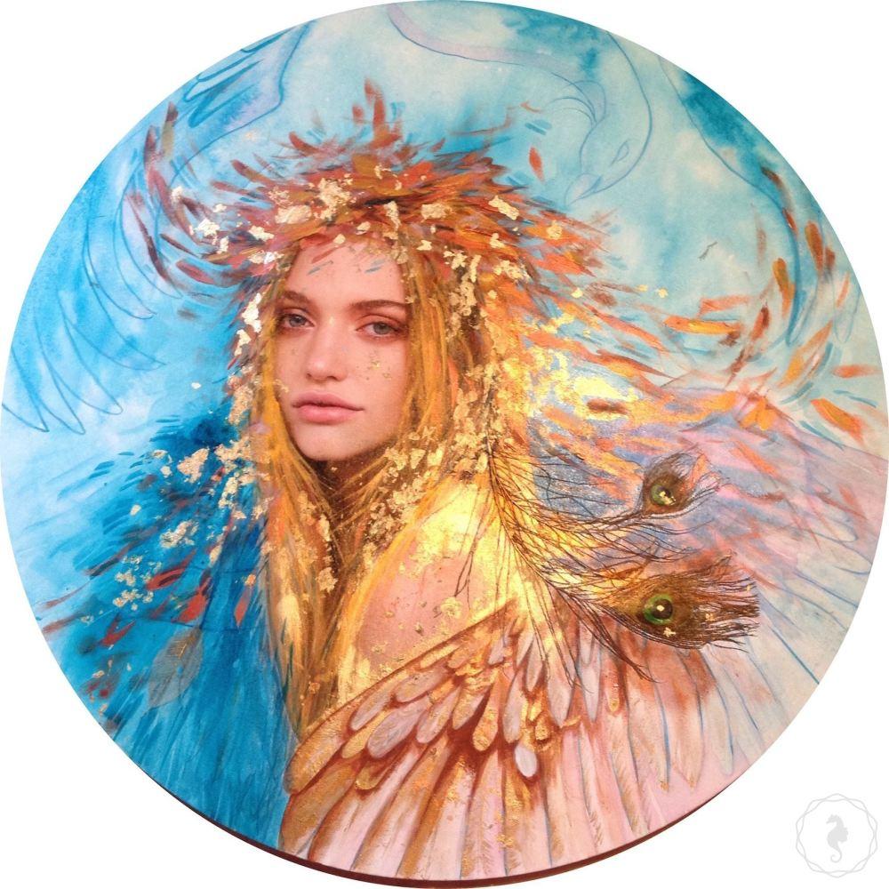 Custom Artwork. Peace. Abstract Portrait. Antuanelle 1 Original COMMISSION - Artwork