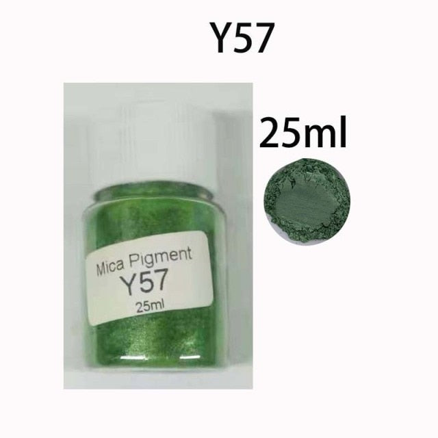 Green Resin Powder Pigments - Collection "Green Ocean"