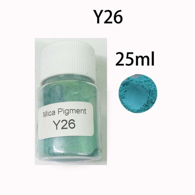 Green Resin Powder Pigments - Collection "Green Ocean"