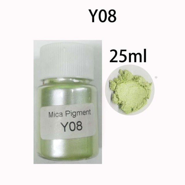Green Resin Powder Pigments - Collection "Green Ocean"