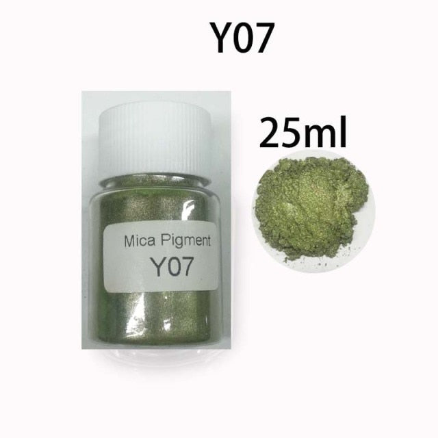 Green Resin Powder Pigments - Collection "Green Ocean"