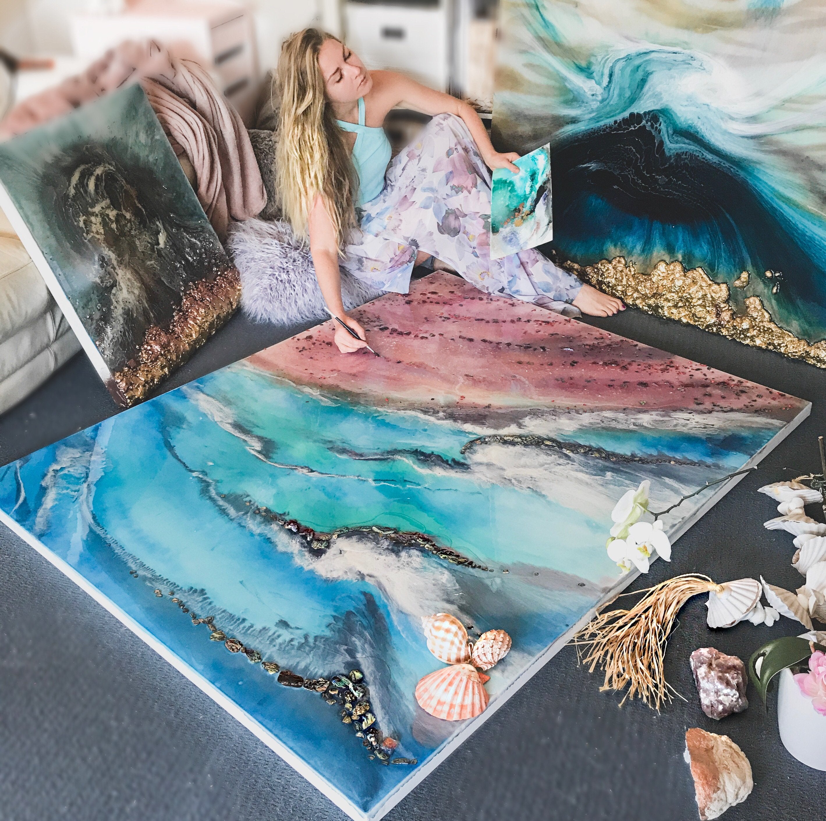 My story by YOO Channel : Australian Artist inspired by the ocean - Antuanelle