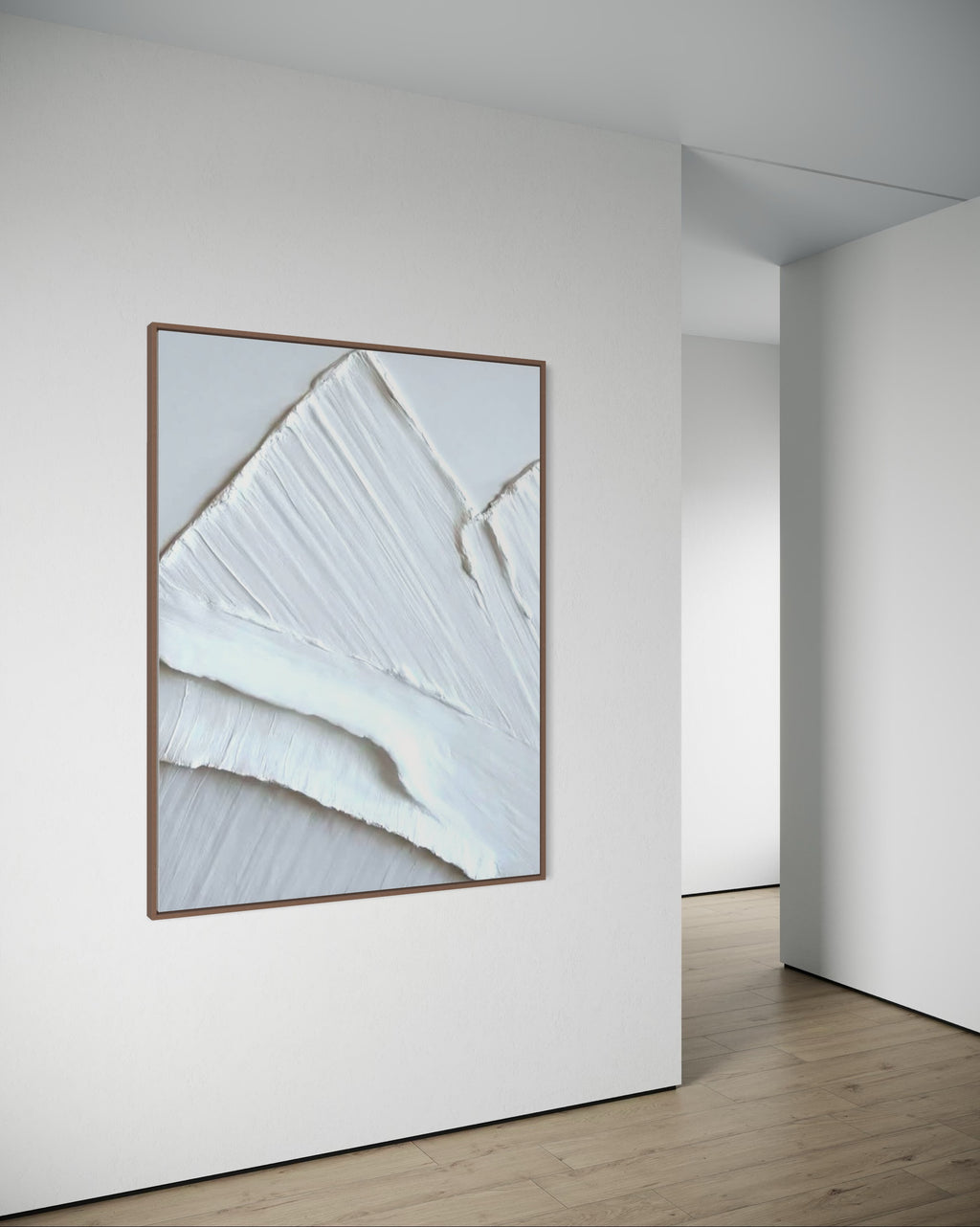 White tops 90x120cm  FRAMED