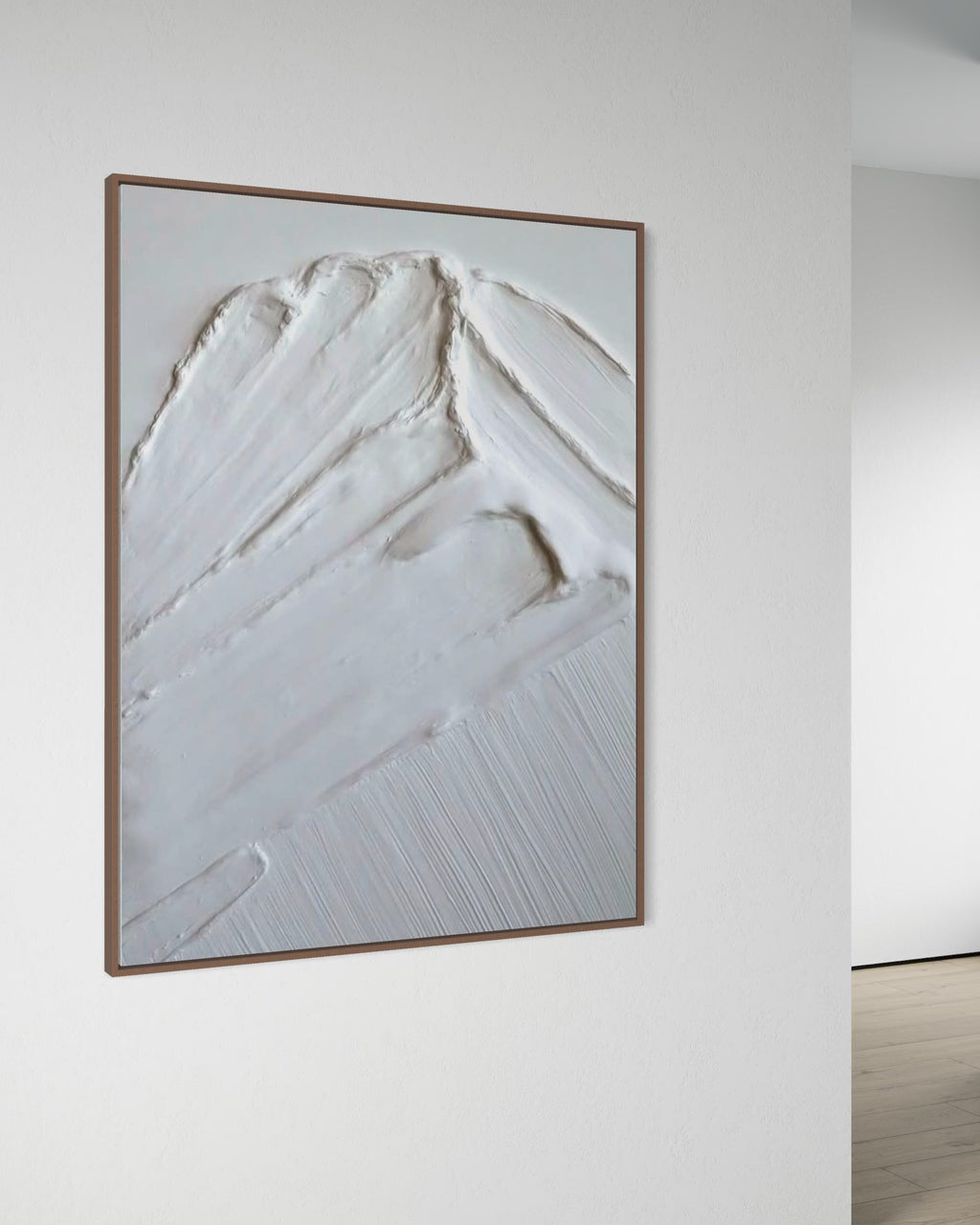 White tops 2 90x120cm  FRAMED