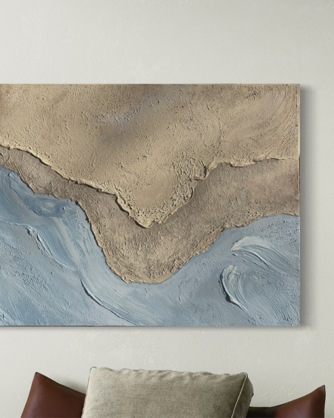 Caramel Hills - Original Textured Artwork 90x180cm