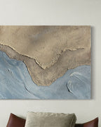 Caramel Hills - Original Textured Artwork 90x180cm