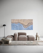 Caramel Hills - Original Textured Artwork 90x180cm