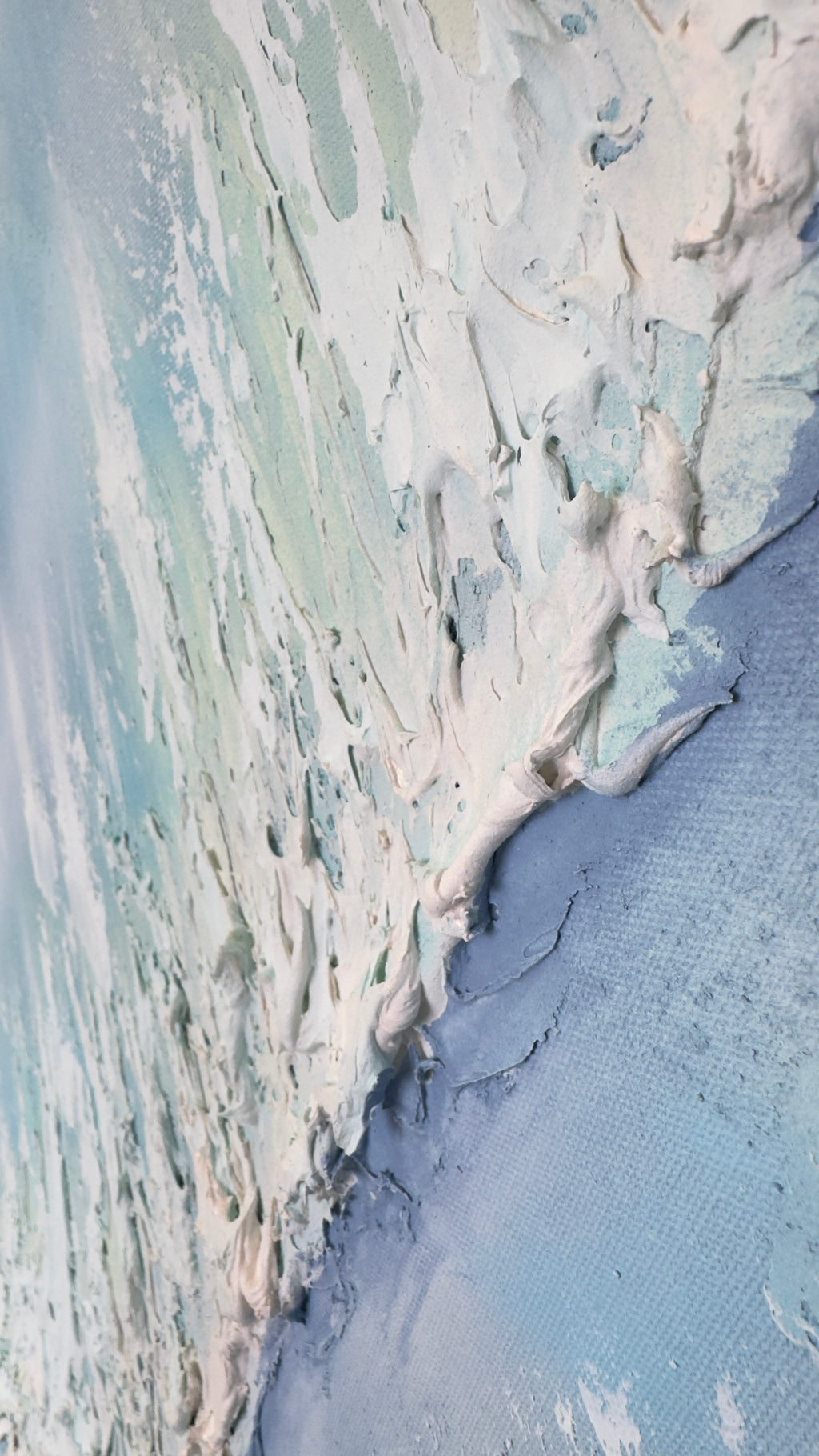Whitsundays Whitewash - Original Textured Artwork 90x120cm