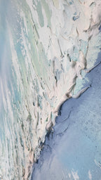 Whitsundays Whitewash - Original Textured Artwork 90x120cm