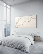 White  hills  3 90x180cm with Sand FRAMED