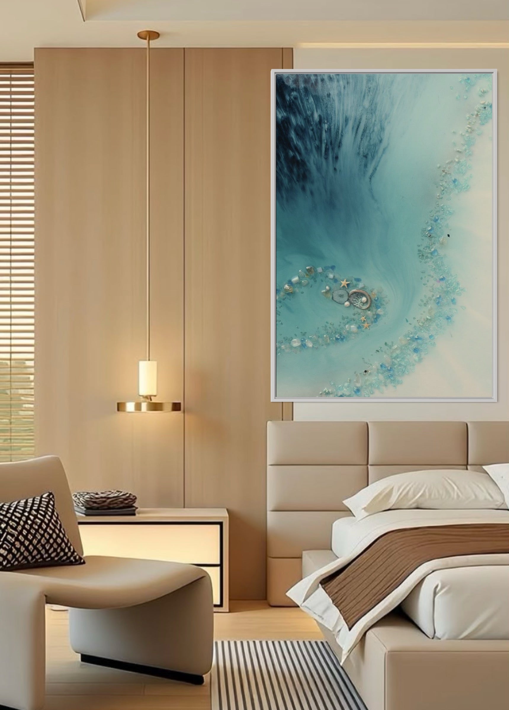 Ocean Dreams: Blue lagoon 1. Limited Edition Art Print