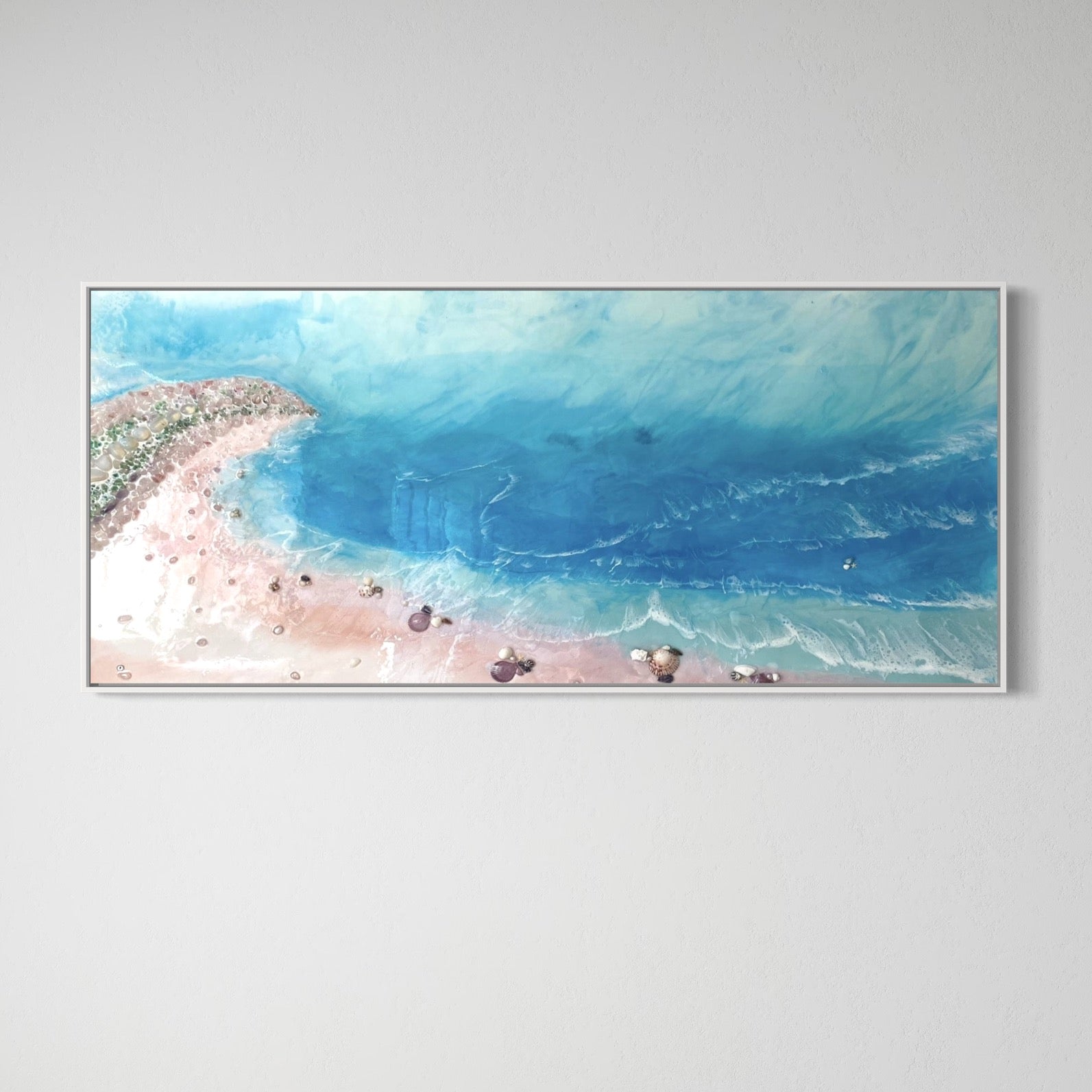 BOUNTY DREAM sky blue with roze quartz crystals