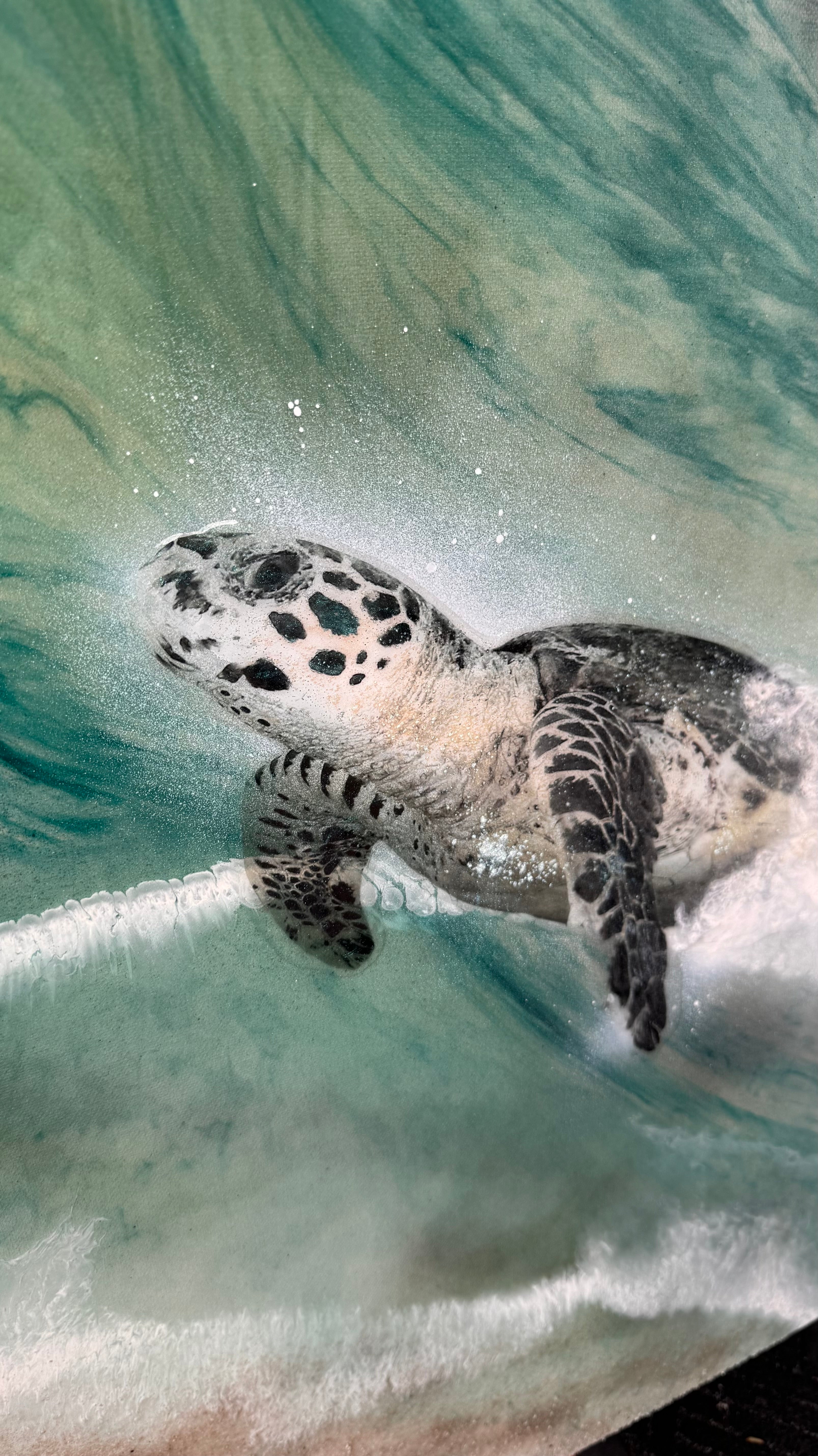 Honu Journey Set 1&2 Sand, Rose Quartz, Pearl, Shells   185x125cm (125x95cm each)