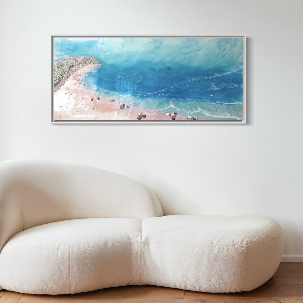 BOUNTY DREAM sky blue with roze quartz crystals