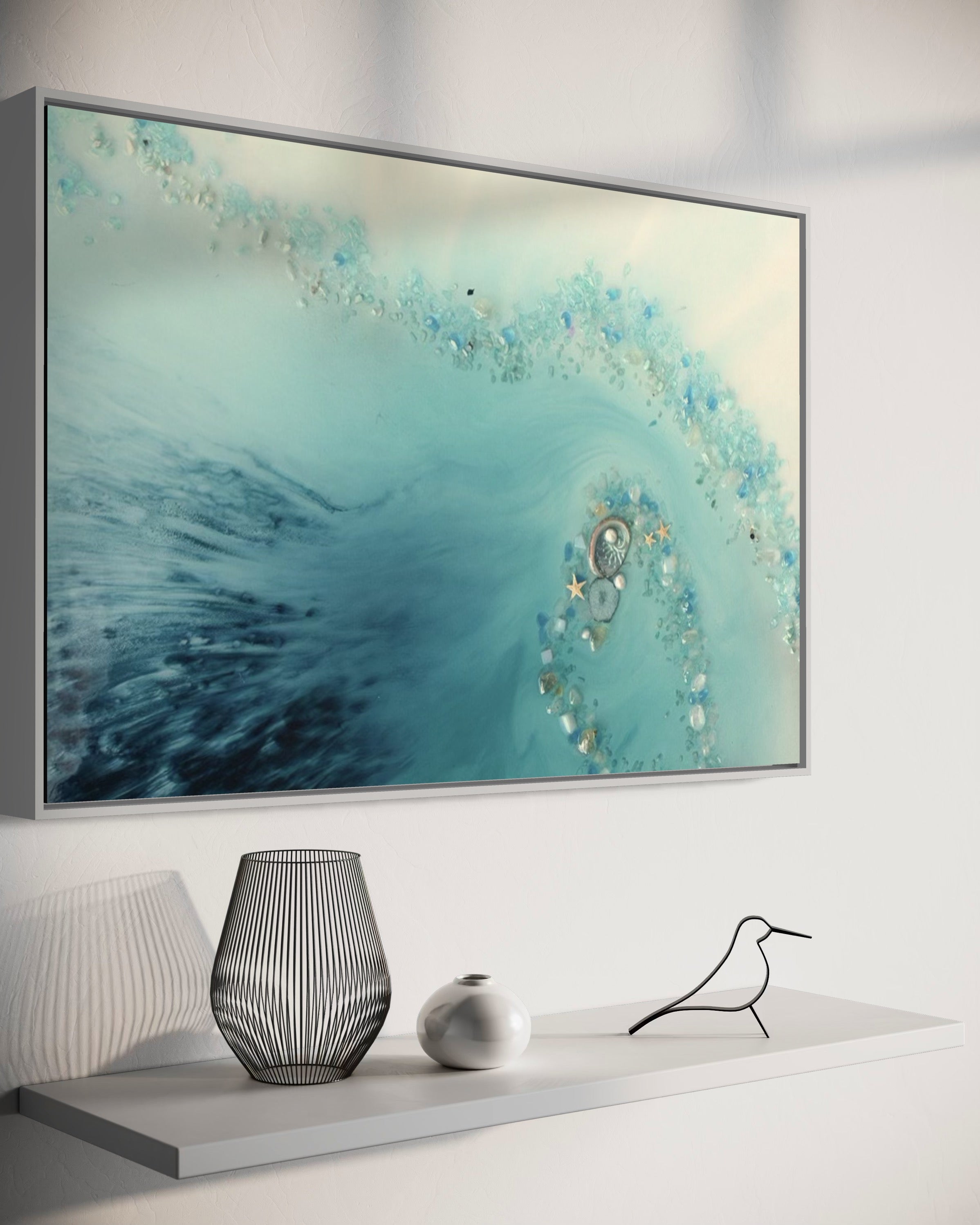 Ocean Dreams: Blue lagoon 1. Limited Edition Art Print