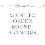 MADE TO ORDER  Round Seascape Porthole Beach Circle Ocean Painting