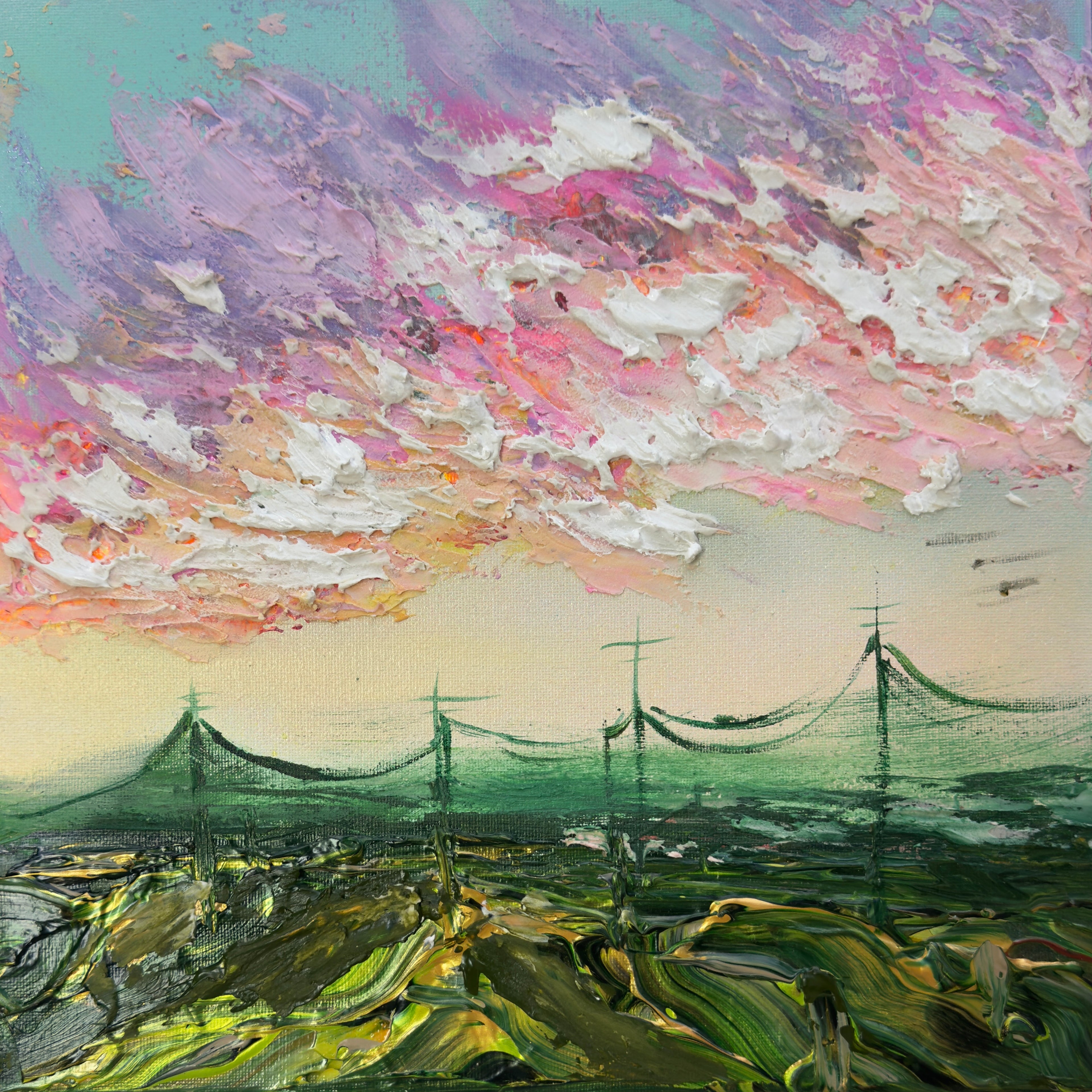 Impressionistic Landscape Sky  1
