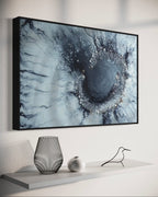 Abstract Reef Beyond - Muted Gray Ocean Limited Edition Print
