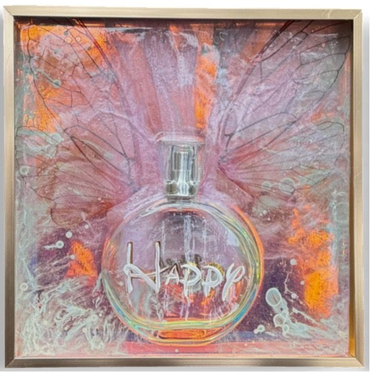 Luck and Happy Potion Artwork - set of 2 Luck Happy FRAMED