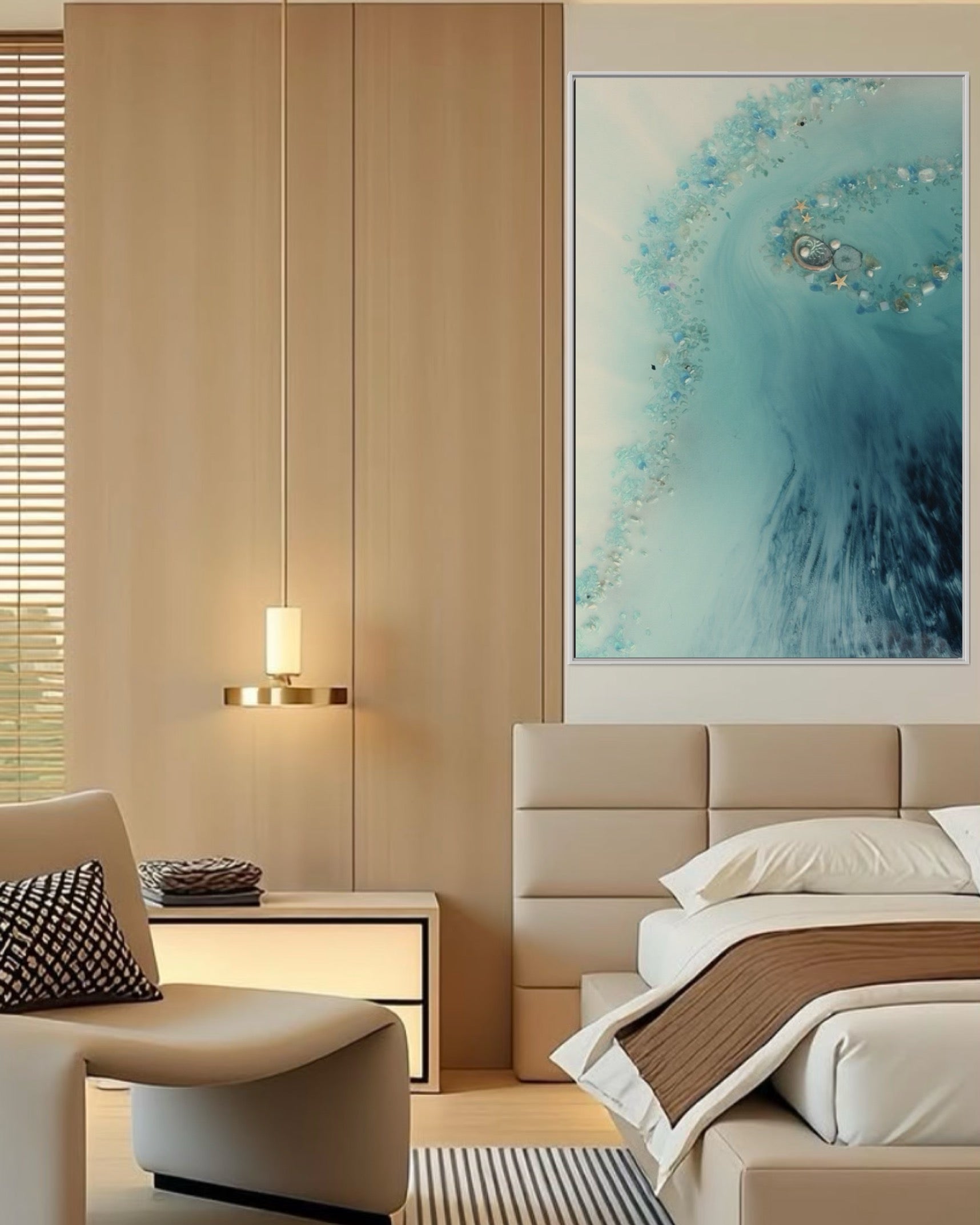 Ocean Dreams: Blue lagoon 1. Limited Edition Art Print