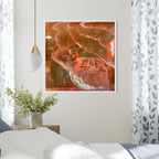 Aqua - Catch Your Wave before you miss the chance  set of 2 120x60 FRAMED 60x60cm ea/48x24” 24x24”ea